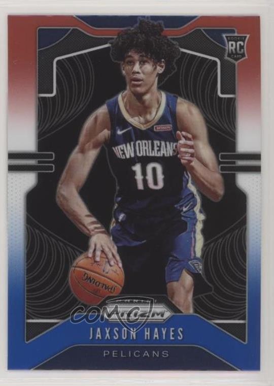 2019-20 Panini Prizm Rookie Red White & Blue Prizm Jaxson Hayes #254 1q0b