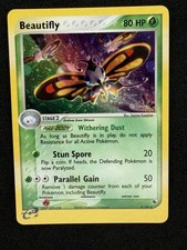 Pokemon Beautifly Holo Rare EX Ruby and Sapphire 2/109 Mint/NM