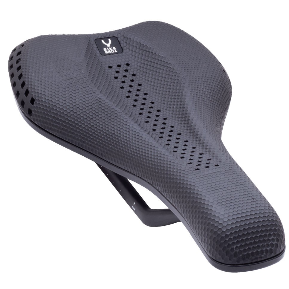 Bike Yoke Sagma 3D Lite Carbon Saddle 142mm - Lightweight, Reinforced Shell -