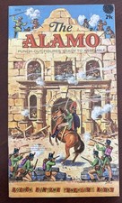 1960 Golden Press The Alamo Punch-Out Figures Book - Ready to Assemble