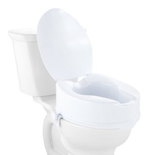 Uimoso Raised Toilet Seat 5" Raised 300lbs Universal Toilet Riser Non-Slip
