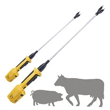 Rechargeable Cattle Prod for Cows Sheep Pig Electric Livestock TOTAL 38 INCH