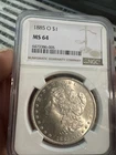 1885-O Morgan Silver Dollar $1 NGC MS64 New Orleans Mint