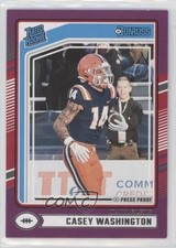 2024 Panini Donruss Rated Rookie Purple Press Proof Casey Washington #392 07rd