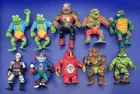 Vtg Teenage Mutant Ninja Turtles Figure Lot (10) 80s 90s TMNT Bebop Genghis Frog
