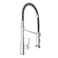 Kitchen Faucet, Commercial Kitchen Sink Faucets with Pull Down Sprayer, Stain...
