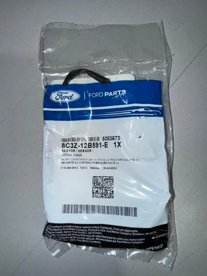 2008-2010 FORD F250 SENSOR DE TEMPERATURA DOS GASES DE ESCAPE P/N 8C3Z-12B591-E ORIGINAL DO FABRICANTE - Imagem 2 de 4