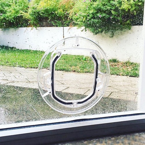 Pet Door Freestanding Dog Gate Cat Accessories for Indoor Cats Entry Exit - Picture 4 of 12