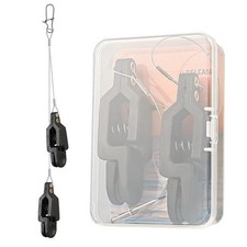 Clip Rilascio Lenza da Pesca con Cuscinetti in Gomma Antiscivolo per Barca Kite Fishing