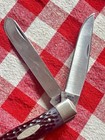 Rare 1970’s Case XX USA # 6254 SSP Razor Edge Trapper 2 Blade Pocket Knife — photo 6