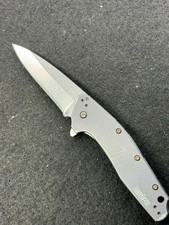 Kershaw Dividend 1812GRY SpeedSafe Pocket Knife Gray Aluminum Made in USA