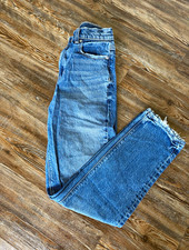 American Eagle Women s Straight Blue Denim Je...