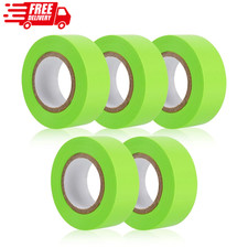 5 Pack Orange Flagging Marking Tape 1 X 100 Non-Adhesive Survey Ribbon Green