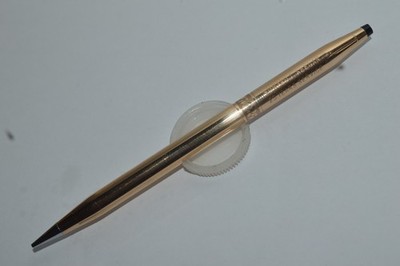 Cross Classic Century Ladies Purce Mechanical Pencil 14 KGF Engraved 25 Year Svc