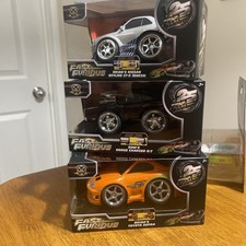 Jada 1:28 25 Years Of Fast & Furious 2026 Small Blocks Set Supra, GT-R & Charger