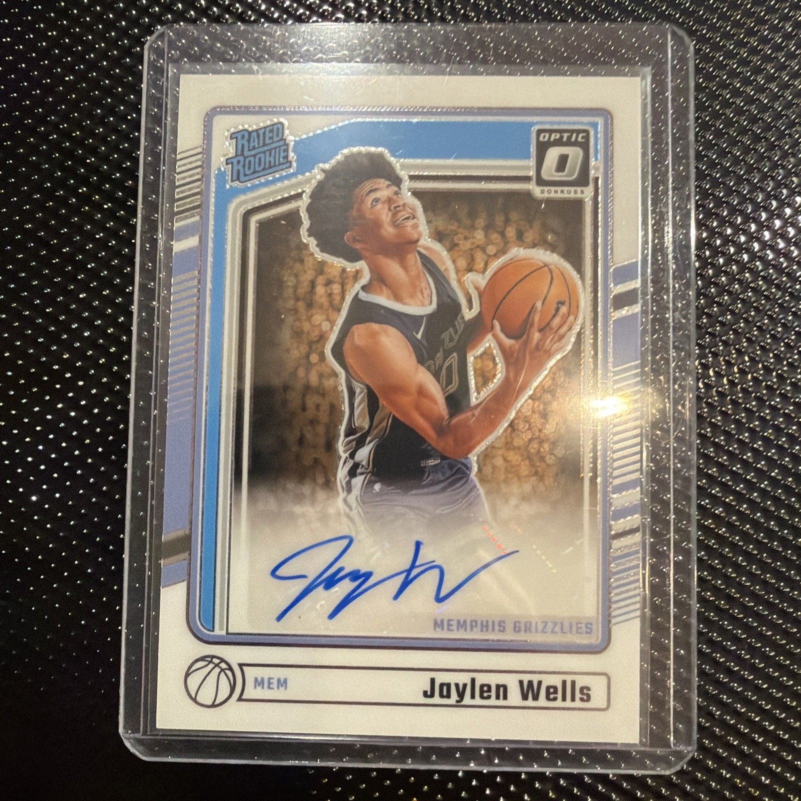 2024-25 Panini Donruss Optic - Rated Rookie Auto Jaylen Wells #327 (AU, RC)