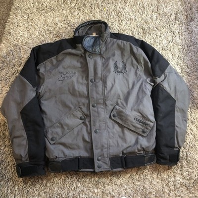 Belstaff Black Pro Toura Cordura Vintage Motorradjacke - Schwarz UK Größe Medium
