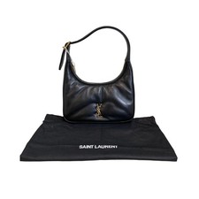 Saint Laurent Cloud Hobo Small Black Leather ...
