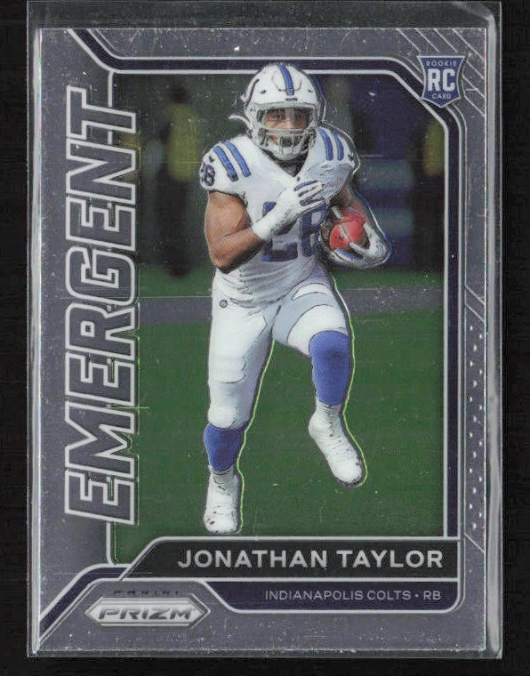 2020 Panini Prizm #4 Jonathan Taylor Emergent RC Colts