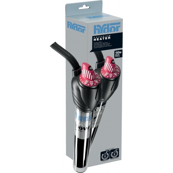 Chauffage pour aquarium Hydor Theo 150 W en verre thermique de haute sécurité