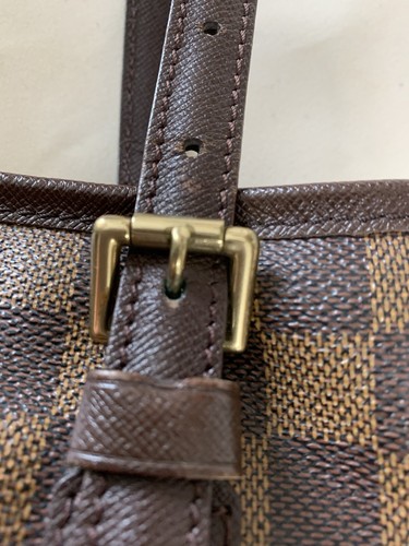 Louis Vuitton Damier Marais Bucket Shoulder Tote Bag N42240 Authentic LV - Picture 11 of 16