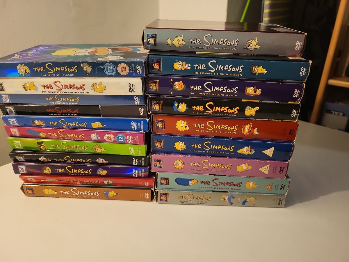The simpsons dvd collection season 1 - 19 And 20 Plus movie | eBay