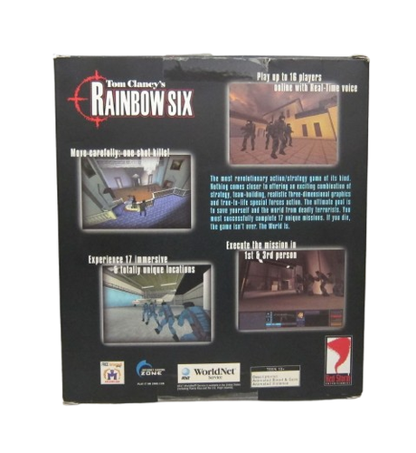 Tom Clancy's Rainbow Six (1998 PC) US Complete Big Box PC Game W/Strategy Guide - Picture 3 of 6