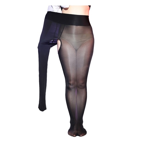 Women's See Through Ultra Thin Pantyhose Glossy Stretchy Tights Footed Stockings - Bild 4 von 16