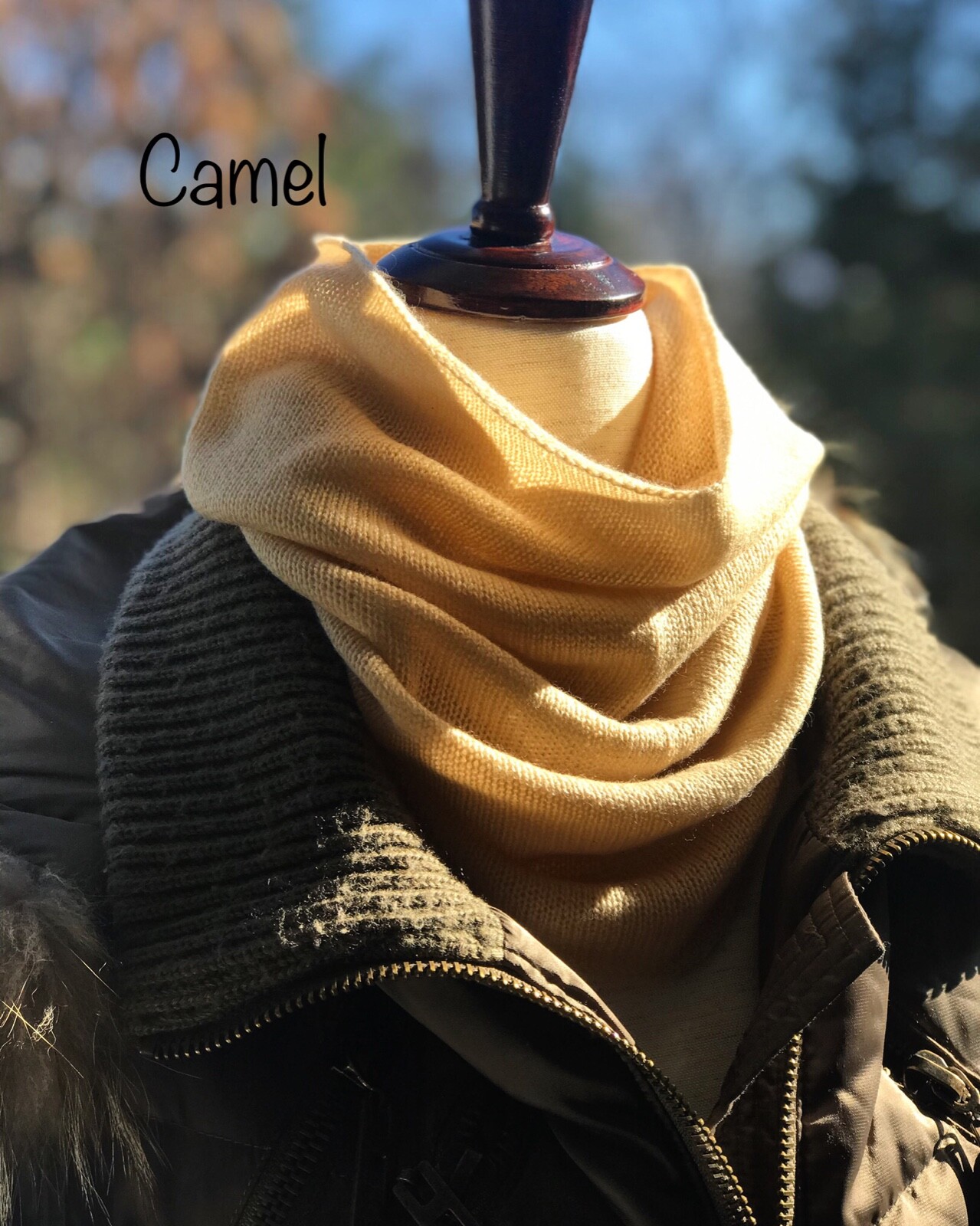 Cowl, 100% cashmere cowl, Loop scarf 