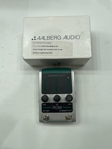 Aalberg Audio ROM RO-1 Pedale per chitarra effetto riverbero digitale stereo + scatola originale - Foto 1 di 7