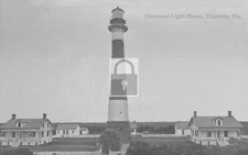 Canaveral Light House Titusville Florida FL Reprint Postcard