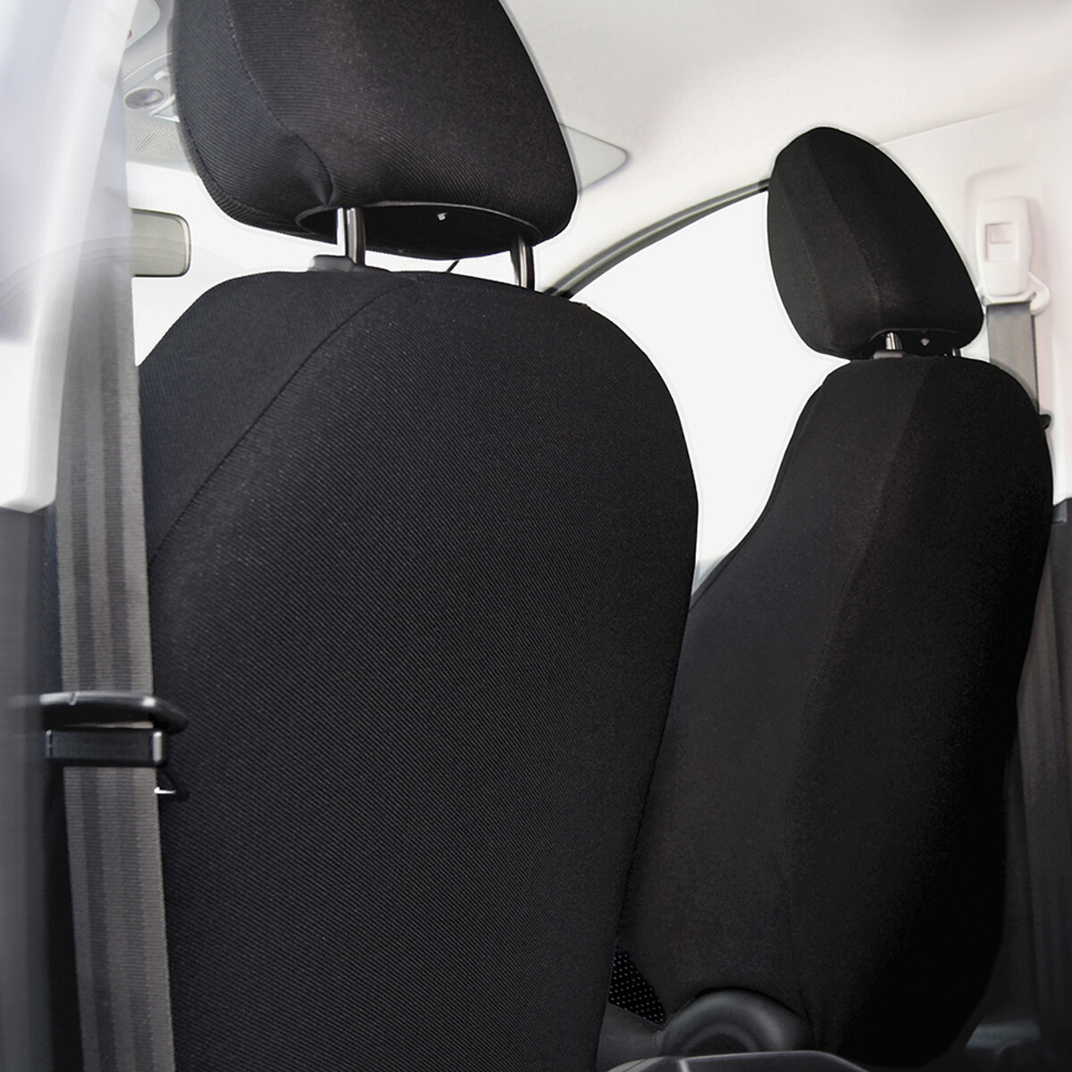 Mossa Housses De Siège Sur Mesure Toyota Yaris II (2005-2011) - Protection Siège Airbag Safe - E3