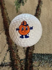 OTTO THE ORANGE SYRACUSE UNIVERSITY LOGOED GOLF BALL