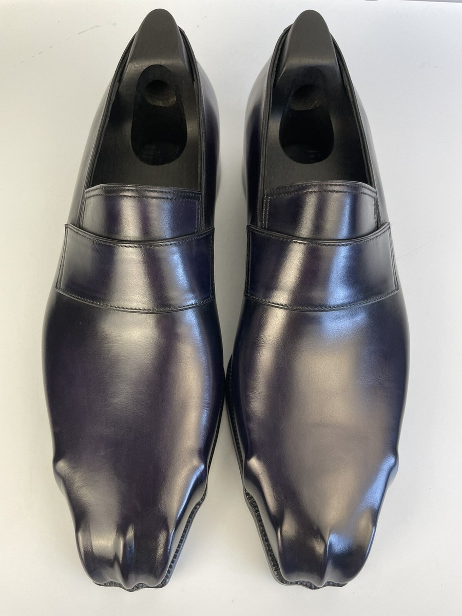 Berluti Made to Measure Navy Purple Men