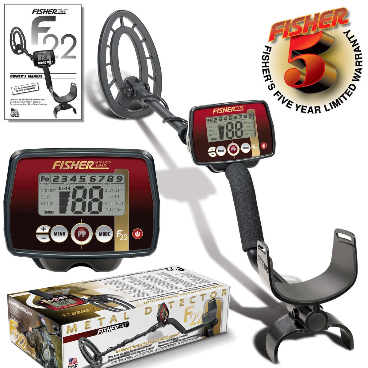 F44 Weatherproof Metal Detector Metal Detector The F44 From, 57 OFF