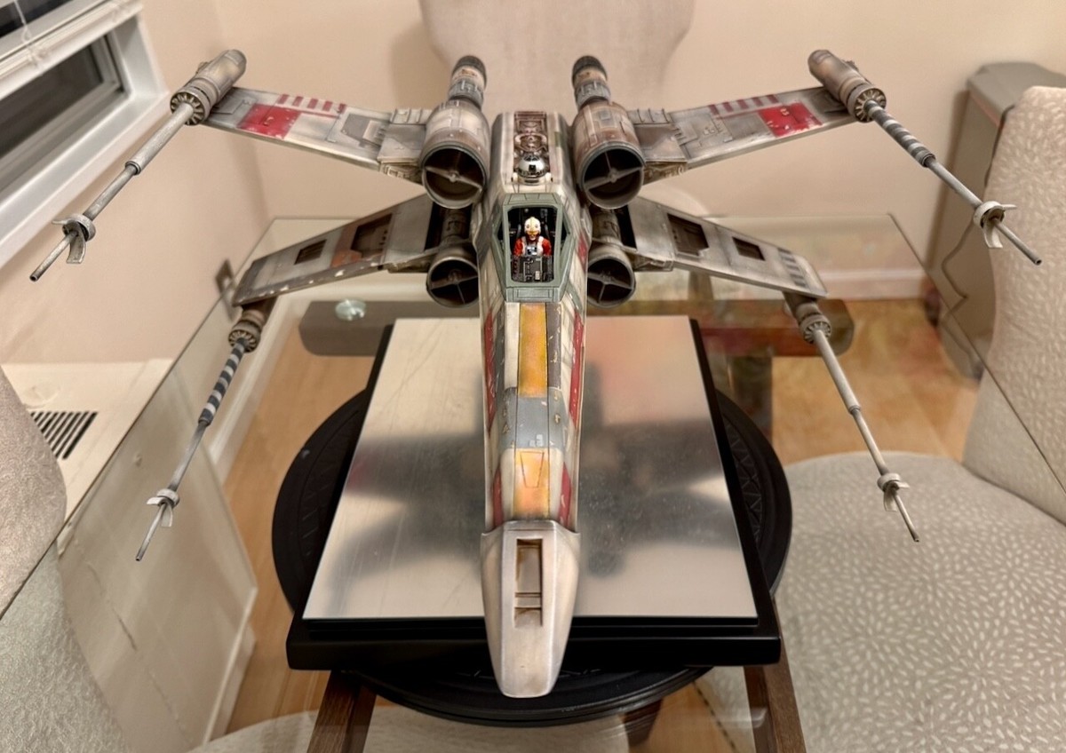 Xウイング スターファイター スタジオスケール レプリカ レッド5ver CUSTOM 1/24 STUDIO SCALE X-WING RED FIVE 5 STATUE prime1 efx