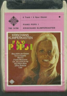 8-Track 8-Spur Tonband : Krischans Klimperkasten - Piano Pops #1 OVP Telefunken