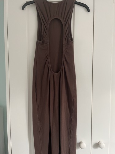 Maxi Vestido Motel Marrón - Imagen 3 de 4