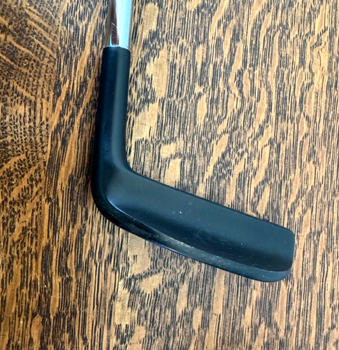 Arnold Palmer "The" Original Black Blade Putter 34” LLRC leather grip (221) - Picture 4 of 11