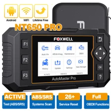 Foxwell NT650 Pro OBD2 Scanner Diagnostic Scan Tool ABS SRS TPMS TPS Oil Reset