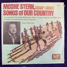 Sealed ~ MOSHE STERN Songs of Our Country LP MAGNATONE Yiddish Songs Winternitz