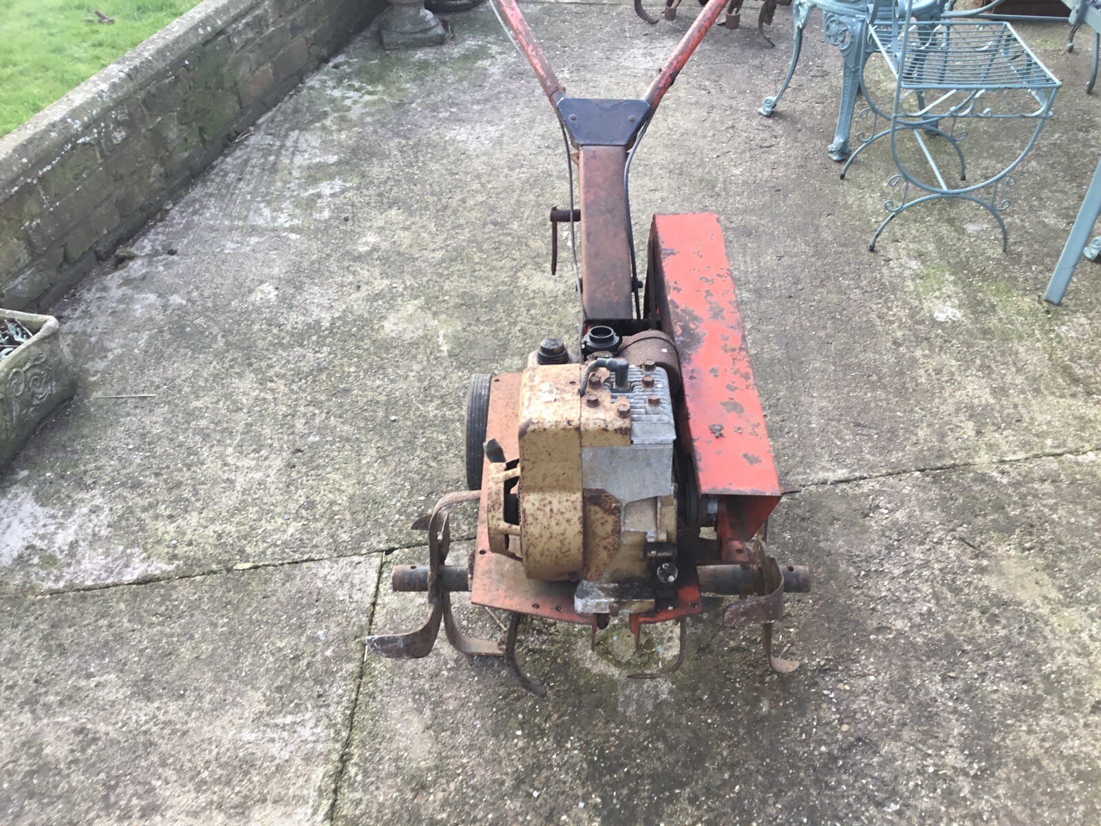 Petrol Wolseley Merry Tiller Garden Rotovator Non Runner Rotavator