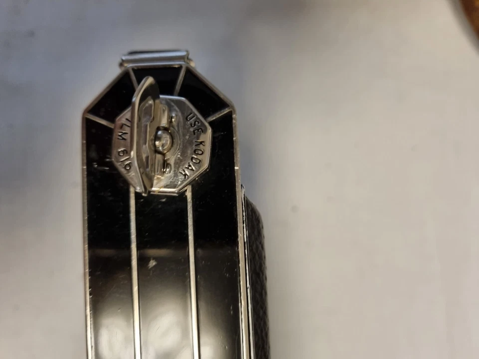 ancien appareil photo kodak àsoufflet+trepied+étui en cuir - Photo 3/4