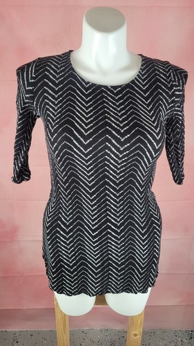 Women’s LUSH Blouse Top Tunic Size Medium 100% Rayon - Picture 5 of 8