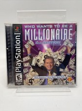 Who Wants to Be a Millionaire: 2nd Edition (Sony PlayStation 1, 2000) W/ Manual