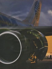 Aviation Magazine Photo - Pan Am Airbus A310 and Pratt & Whitney JT-9D (1989)