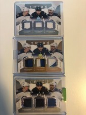 15-16 Upper Deck The Cup MARK SCHEIFELE LOT(3) WHEELER BYFUGLIEN Trios /40 /10 +