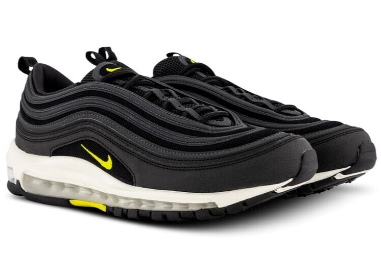 Nike Air Max 97 Black Cyber Mens Sneakers Size New 921826-023  