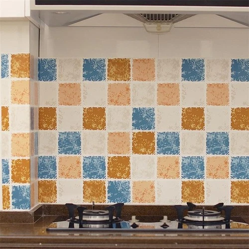 Azulejos de pared pelar y pegar autoadhesivos habitación hogar pared pegatina vinilo papel tapiz 3D Foto 4 de 4