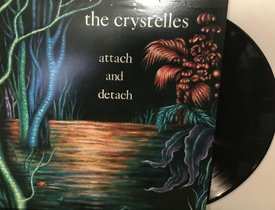 #ad The Crystelles – Attach And Detach LP 2009 Free Bondage – FB 1 EX EX $16.45
